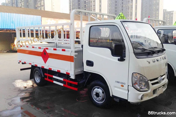 Yuejin Xiaofuxing S50 1.2L 87 hp 4X2(6 wheels) gas cylinder transport truck (Runzhixing brand) Exterior