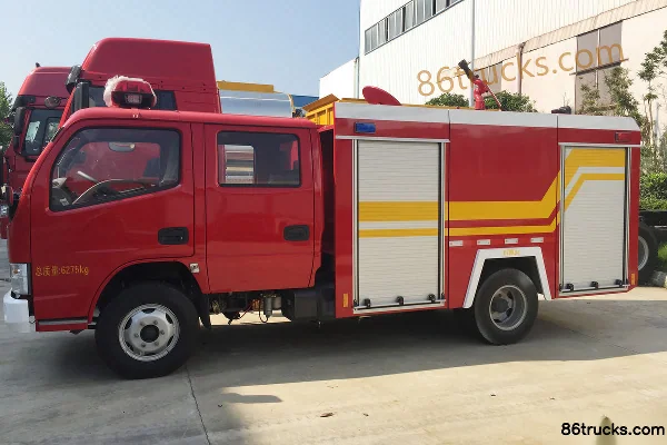 Dongfeng Kaipute 102hp 4X2(6 wheels) water tank fire truck (Chengliwei brand) Exterior (3) | 86Trucks