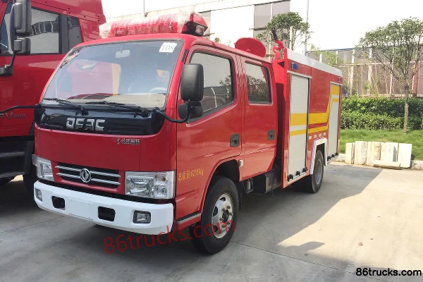 Dongfeng Kaipute 102hp 4X2(6 wheels) water tank fire truck (Chengliwei brand) Exterior (2) | 86Trucks