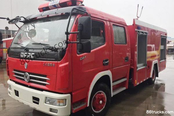 Dongfeng Duolika D7 124hp 4X2(6 wheels) water tank fire truck (Chengliwei brand) (HXF5100GXFSG35/D) Exterior (3) | 86Trucks