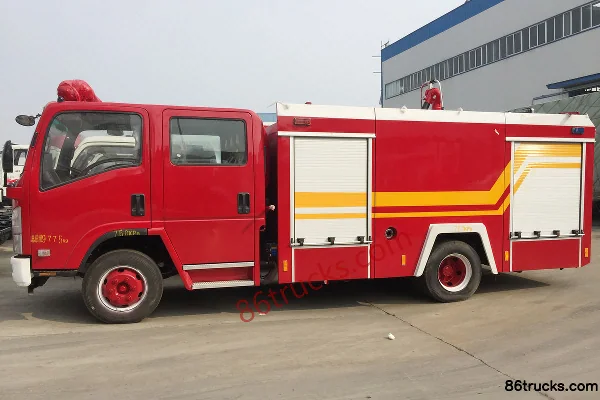 Qingling Isuzu 189hp 4X2(6 wheels) water tank fire truck (Chengliwei brand) Exterior (2) | 86Trucks