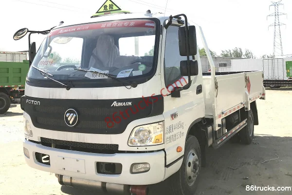 Foton Aumark 3 Series 143 hp 4X2(6 wheels) 4.2m Side Panel Gas Cylinder Transport Truck (Xinfei Brand) Exterior (2) | 86Trucks