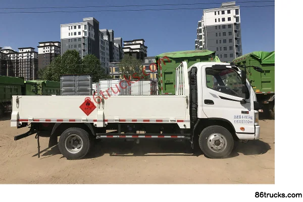 Foton Aumark 3 Series 143 hp 4X2(6 wheels) 4.2m Side Panel Gas Cylinder Transport Truck (Xinfei Brand) Exterior (3) | 86Trucks