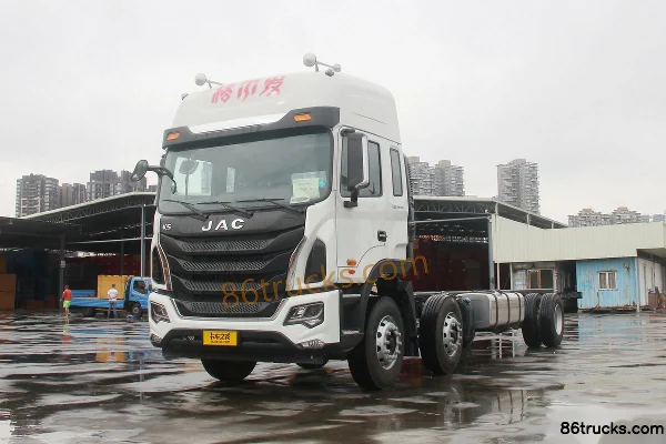 JAC Gallop K5 camion lourd 280 ch 6X2(8 roues) châssis de camion porteur fourgon 9,6 m Extérieur (3) | 86Trucks