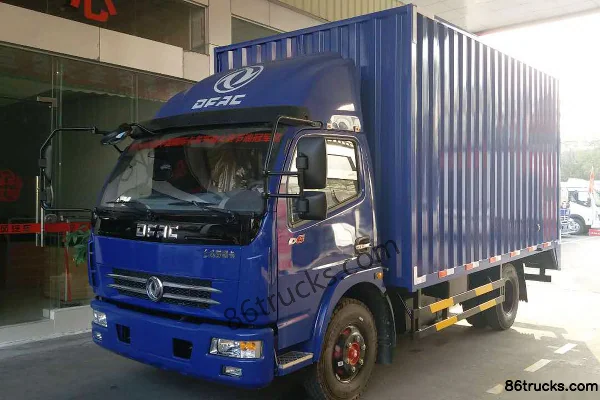 Dongfeng Duolika D6 130 ch 4X2(6 roues) camion léger fourgon à cabine simple 4,17 m Extérieur (2) | 86Trucks