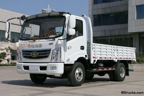 Tangjun Ouling K7 series 156 hp 4X2(6 wheels) 4.1m single-row flatbed light truck Exterior (3) | 86Trucks