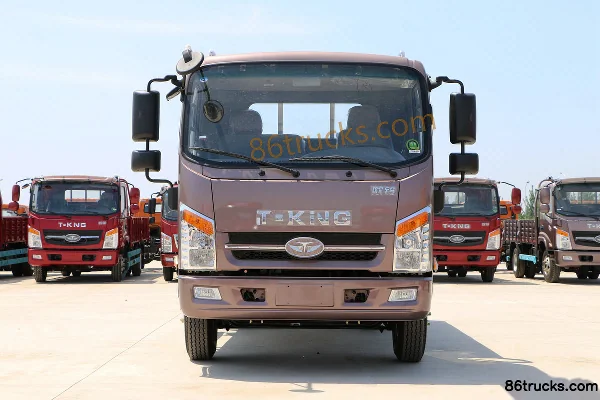 Tangjun Ouling T3 Series 117hp 4X2(6 wheels) 4.15m Single Row Flatbed Light Truck Exterior (2) | 86Trucks