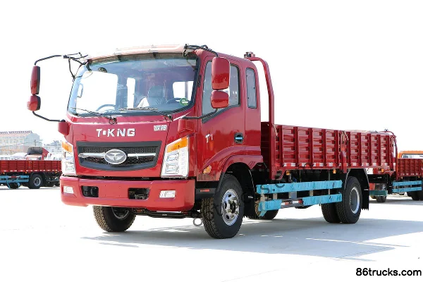 Tangjun Ouling série T7 156 ch 4X2(6 roues) 5,33 m porteur à ridelles cabine demi-avancée (Changtai) Extérieur (3) | 86Trucks