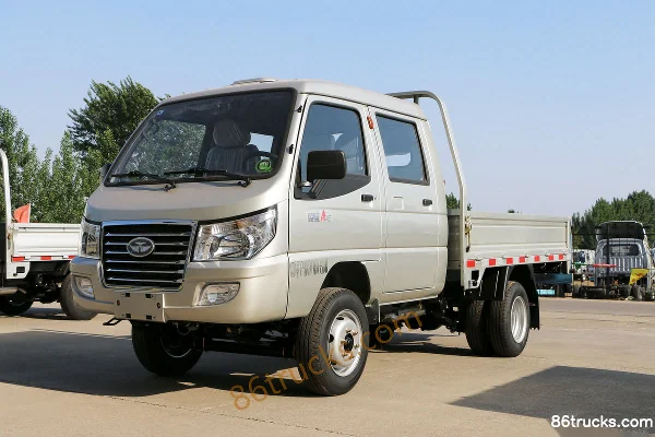 Tangjun Ouling Sailin A6 1.2L 88 hp 4X2(6 wheels) Gasoline 2.56m Double Row Flatbed Mini Truck Exterior (3) | 86Trucks