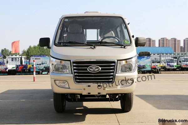 Tangjun Ouling Sailin A6 1.2L 88 hp 4X2(6 wheels) Gasoline 2.56m Double Row Flatbed Mini Truck Exterior (2) | 86Trucks