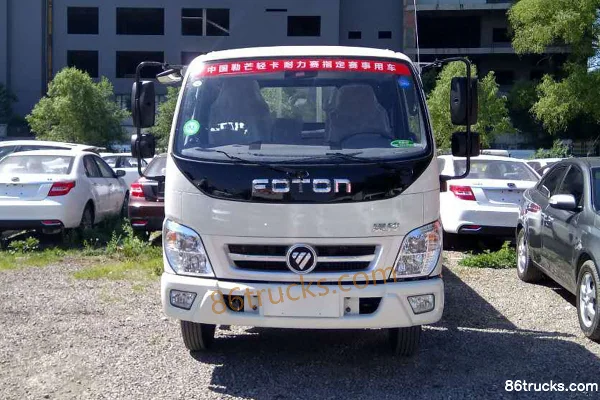 Foton Aoling TX 110 ch 4X2(6 roues) camion plateau 3,8 m cabine avec couchette Extérieur (2) | 86Trucks