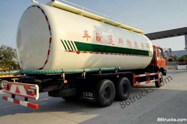 Dongfeng 153 série 240 ch 6X4(10 roues) camion citerne pour matériaux pulvérulents (marque Chusheng) Extérieur (3) | 86Trucks