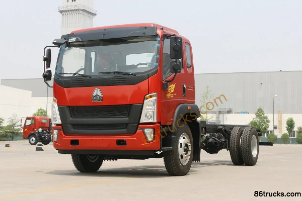 Sinotruk HOWO G5X Medium Truck Standard Load 210hp 4X2(6 wheels) 5.75m Half-Cab Van Truck Exterior (3) | 86Trucks