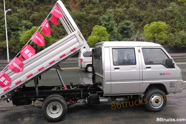 Foton Times Yuling VQ1 1.5L 112hp 4X2(6 wheels) Gasoline 2.55m Dump Truck Exterior (3) | 86Trucks