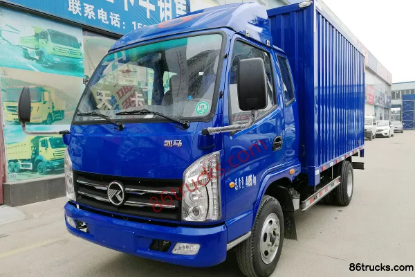 Kama Fulaika 102hp 4X2(6 wheels) 3.69m Crew Cab Van Light Truck Exterior (3) | 86Trucks