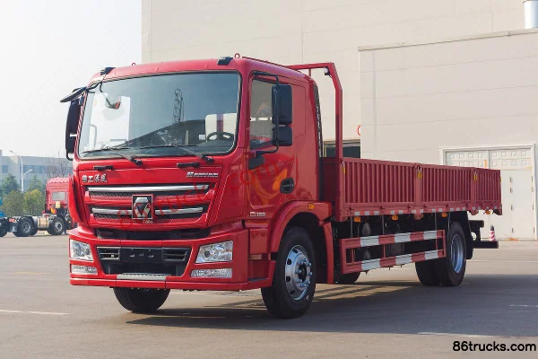 XCMG Hanfeng G5 standard load version 185hp 4X2(6 wheels) 6.8m flatbed cargo truck with half cab Exterior (3) | 86Trucks