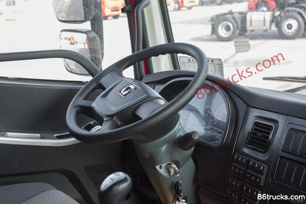 XCMG Hanfeng G5 standard load version 185hp 4X2(6 wheels) 6.8m flatbed cargo truck with half cab (3) | 86Trucks