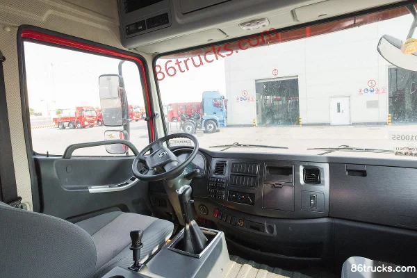 XCMG Hanfeng G5 standard load version 185hp 4X2(6 wheels) 6.8m flatbed cargo truck with half cab (2) | 86Trucks