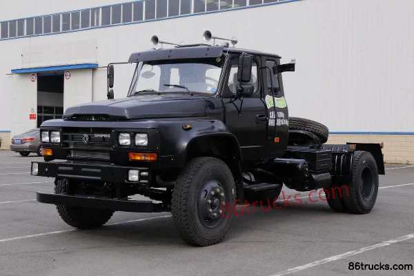 Dongfeng Jingying Port Empty Container Transport Version 160 hp 4X2(6 wheels) Long-nose Tractor Truck (EQ4160FF) Exterior (3) | 86Trucks