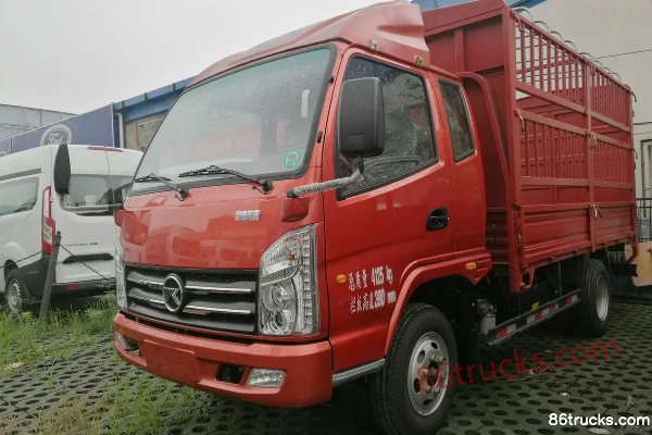 Kama Fulaika 102 hp 4X2(6 wheels) 3.69m Semi-pen Barn Grid Light Truck Exterior (3) | 86Trucks