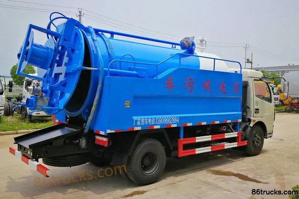 Dongfeng Duolika D7 150 ch 4X2(6 roues) camion de vidange (marque Runzhixing) Extérieur (3) | 86Trucks