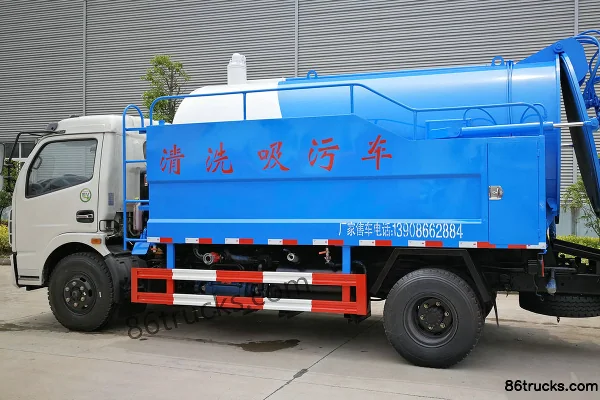 Dongfeng Duolika D7 150 ch 4X2(6 roues) camion de vidange (marque Runzhixing) Extérieur (2) | 86Trucks