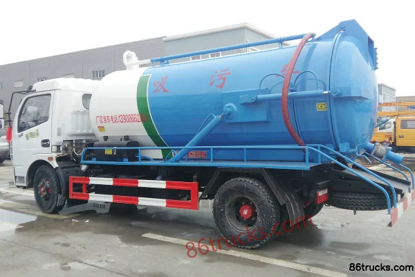 Dongfeng Duolika D7 156 hp 4X2(6 wheels) vacuum truck (Runzhixing brand) Exterior (2) | 86Trucks