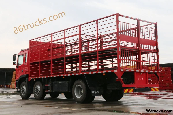 JAC Gallop K5X 200 hp 6X2(8 wheels) 7.2m Livestock Transport Truck Exterior (3) | 86Trucks