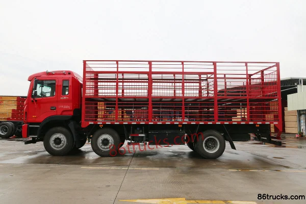 JAC Gallop K5X 200 hp 6X2(8 wheels) 7.2m Livestock Transport Truck Exterior (2) | 86Trucks