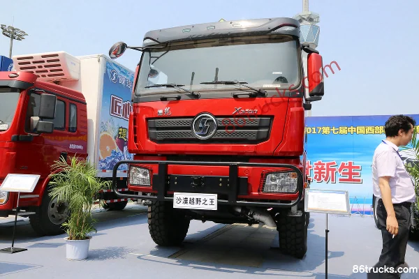 SHACMAN Delong X3000 375 hp 6X6(10 wheels) desert off-road cargo truck chassis Exterior (3) | 86Trucks