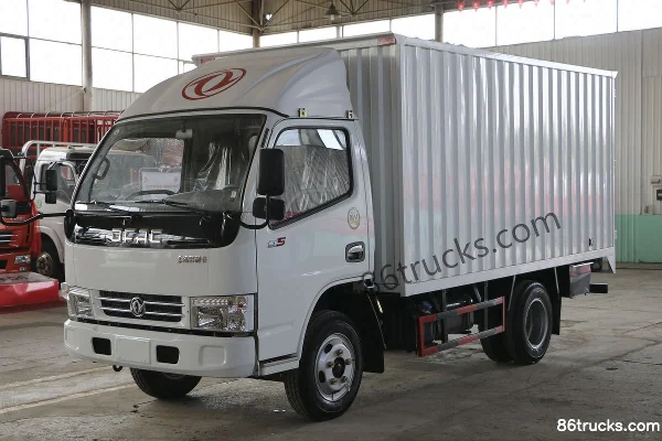 Dongfeng Duolika D5 2018 88 ch 4X2(6 roues) camion léger fourgon à cabine simple 3,8 m (freins pneumatiques) (version économique) Extérieur