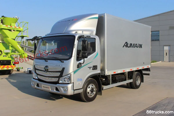 Foton Aumark S3 Series Garden Edition 156 hp 4X2(6 wheels) 6.15m Single Row Van Light Truck (Reinforced) Exterior (3) | 86Trucks