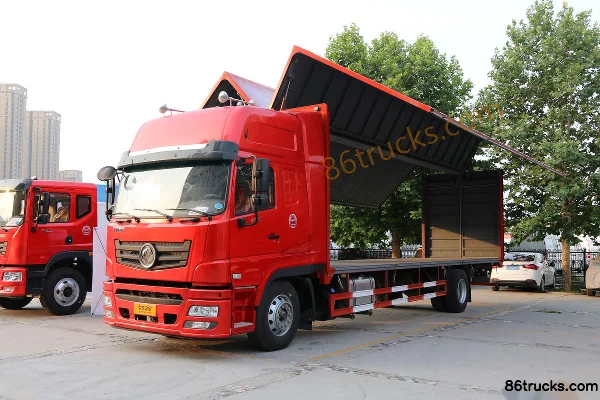 Dongfeng Yulong 245hp 4X2(6 wheels) 9.4m wing-type cargo truck (EQ5180XYKLV) Exterior (3) | 86Trucks