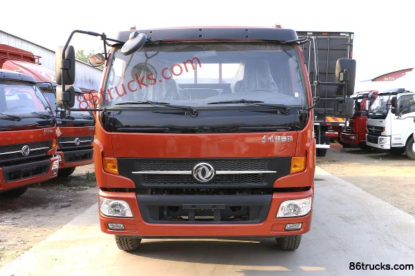 Dongfeng Kaipute K7 2018 Model Standard Load Edition 154 hp 4X2(6 wheels) 4.8m Half Row Flatbed Cargo Truck Exterior (2) | 86Trucks