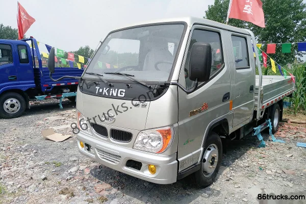 Tangjun Ouling Xiaobao 88 hp 4X2(6 wheels) 3m double-row flatbed micro truck Exterior (2) | 86Trucks