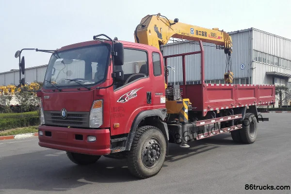 Sinotruk Wangpai Wangpai 7 Series 4X2(6 wheels) 185 hp Truck Mounted Crane Exterior