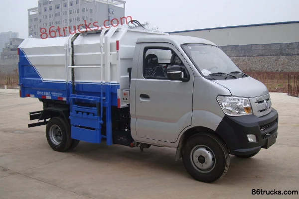Sinotruk Wangpai W1 62 hp 4X2(6 wheels) Hook Lift Garbage Truck Exterior