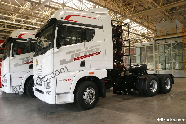 FAW Jiefang Qingdao JH6 heavy truck 400hp 6X4(10 wheels) CNG tractor truck Exterior (2) | 86Trucks