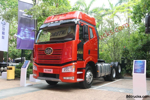 FAW Jiefang New J6P Heavy Truck Linghang Express Edition 460 hp 6X2R Tractor Truck Exterior (2) | 86Trucks