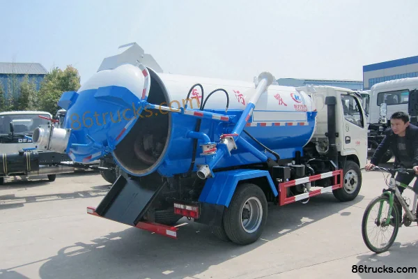 Dongfeng Duolika D6 102hp 4X2(6 wheels) Vacuum Truck (Chengliwei Brand) Exterior (3) | 86Trucks