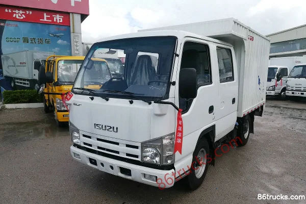 Qingling Isuzu 100P 98hp 4X2(6 wheels) 2.23m double-row van light truck Exterior (2) | 86Trucks
