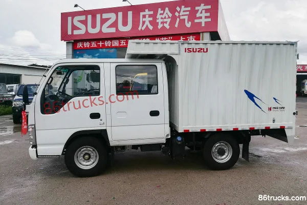Qingling Isuzu 100P 98hp 4X2(6 wheels) 2.23m double-row van light truck Exterior (3) | 86Trucks