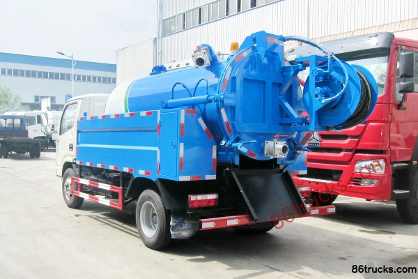 Dongfeng Duolika D6 102hp 4X2(6 wheels) Vacuum Truck (Chengliwei Brand) Exterior (3) | 86Trucks