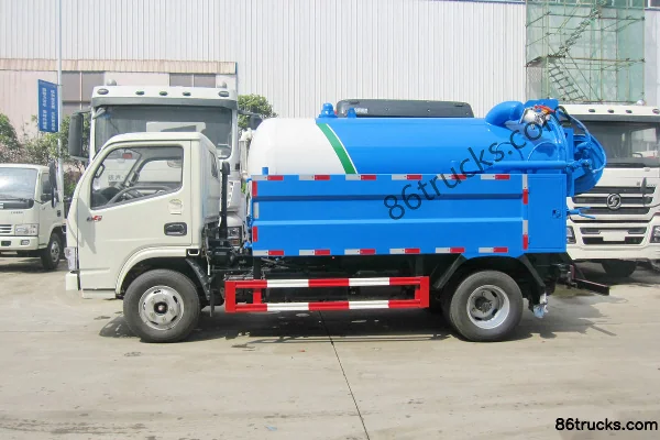 Dongfeng Duolika D6 102hp 4X2(6 wheels) Vacuum Truck (Chengliwei Brand) Exterior (2) | 86Trucks
