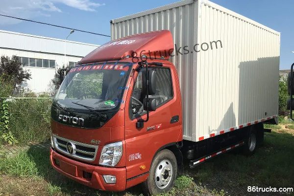 Foton Ollin TX 110 hp 4X2(6 wheels) 4.165m single-row panel van light truck Exterior (2) | 86Trucks