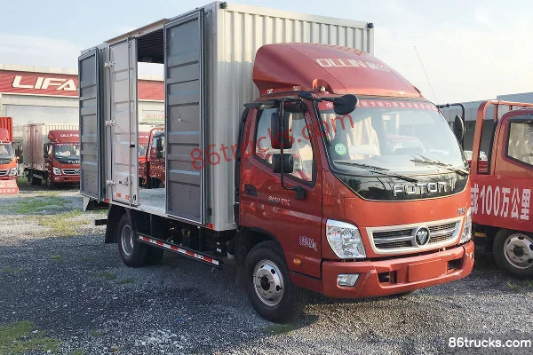 Foton Ollin TX 110 hp 4X2(6 wheels) 4.165m single-row panel van light truck Exterior (3) | 86Trucks