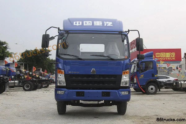 Sinotruk HOWO Tongshuai 154hp 4X2(6 wheels) 4.165m single-row flatbed light truck chassis (10-speed) Exterior (2) | 86Trucks
