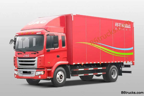 JAC Gallop K3L Medium Truck 170 hp 4X2(6 wheels) 6.8m Van Cargo Truck Exterior (2) | 86Trucks