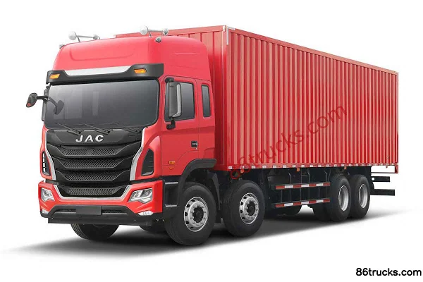 JAC Gallop K5W Heavy Truck Lightweight Version 350 hp 8X4(12 wheels) 9.5m Van Truck Exterior (3) | 86Trucks