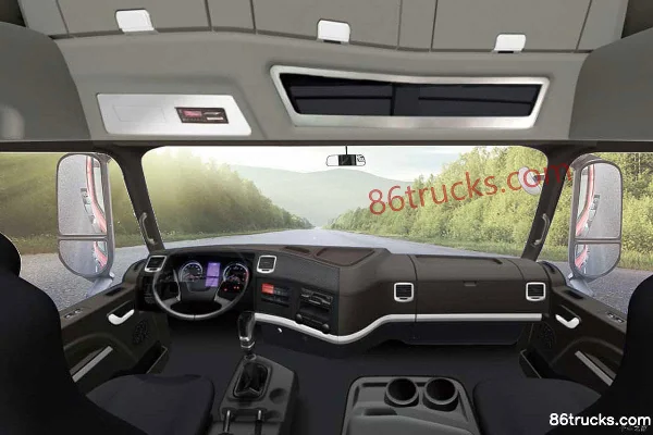 JAC Gallop K5W Heavy Truck Lightweight Version 350 hp 8X4(12 wheels) 9.5m Van Truck Cab (1) | 86Trucks